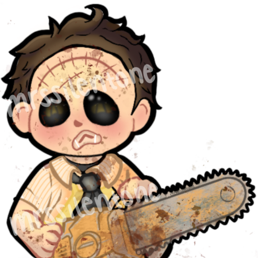 chibi of [the cannibal] from the game 'Dead by Daylight'